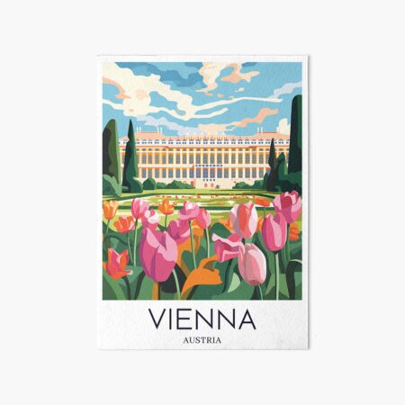 Item preview, A Pop Art Travel Print of Vienna - Austria designed and sold by StudioRedKoala.