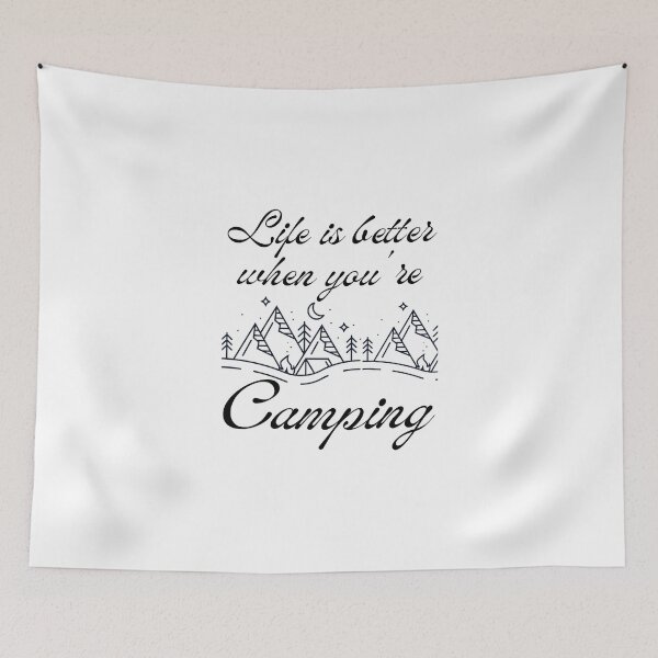 Item preview, Life is better when you're camping in adventure designed and sold by Be-Adventurous.