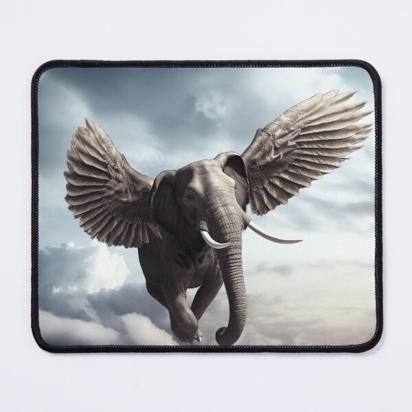 Item preview, Flying Elephant - Ellie With Wings designed and sold by JELeitner.