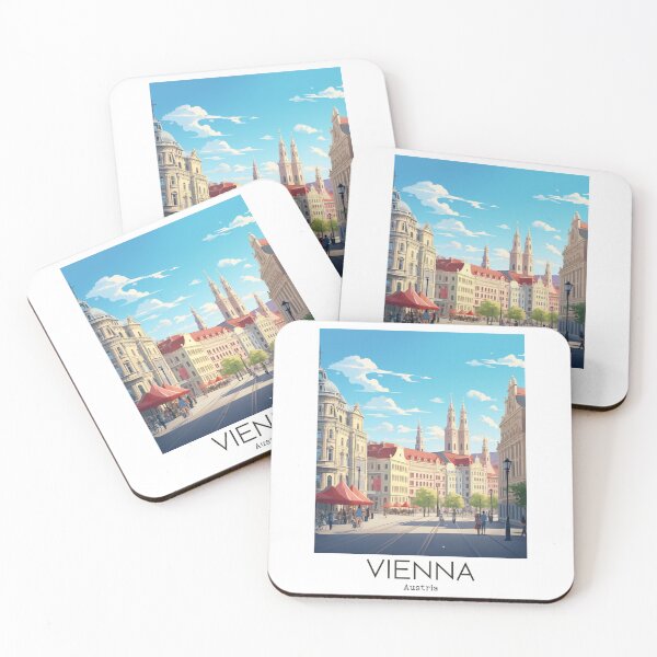 Artikelvorschau, Eine Vintage Reiseillustration von Wien - Österreich entworfen und verkauft von GoodOldVintage.