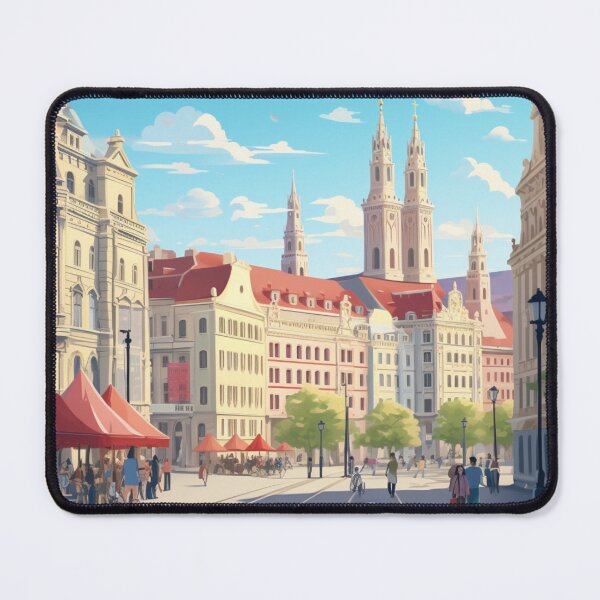 Item preview, A Vintage Travel Illustration of Vienna - Austria designed and sold by GoodOldVintage.