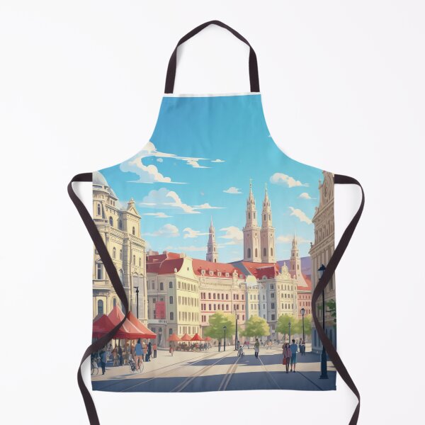 Item preview, A Vintage Travel Illustration of Vienna - Austria designed and sold by GoodOldVintage.