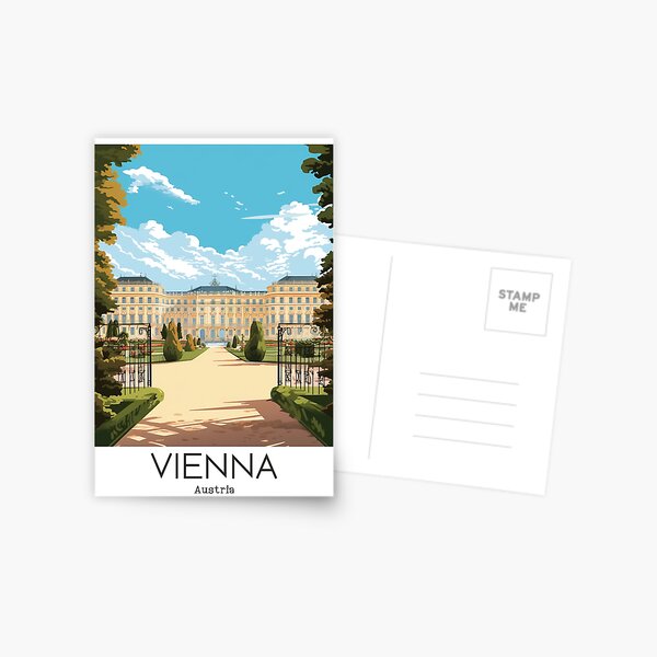 Item preview, A Vintage Travel Illustration of Vienna - Austria designed and sold by GoodOldVintage.