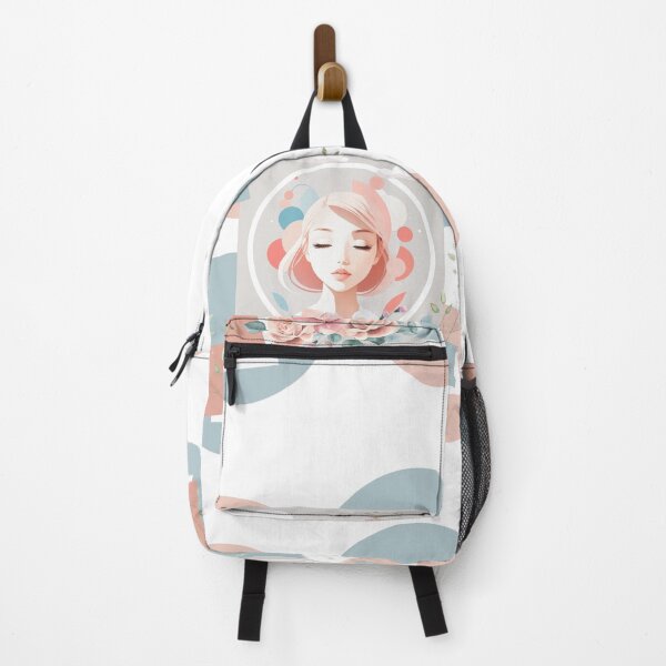 Item preview, Beautiful woman with pink hair, pastel tones designed and sold by Piano-pn.