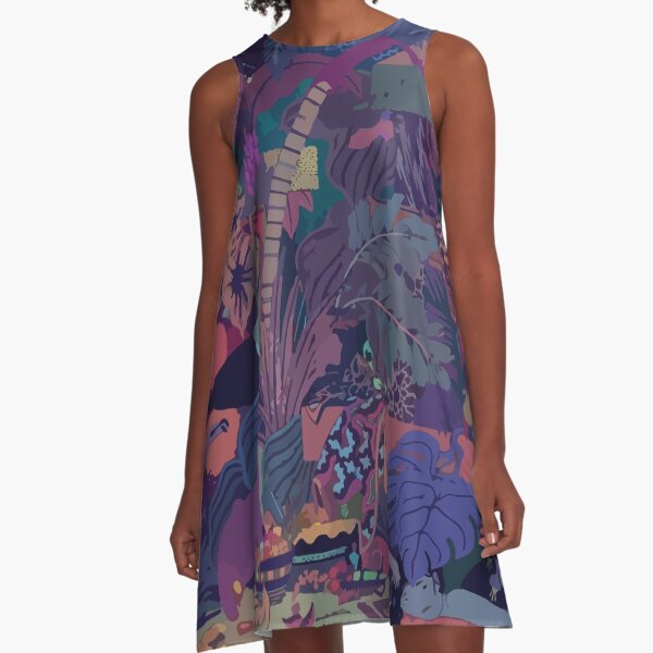 GLASS ANIMALS // ZABA A-Line Dress