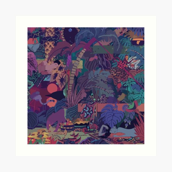 GLASS ANIMALS // ZABA Art Print