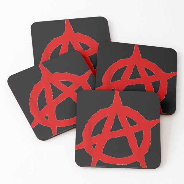 Artikelvorschau, Anarchistisches Symbol Distressed Political Anarchy Rock Star Geek entworfen und verkauft von ArleneHooten.