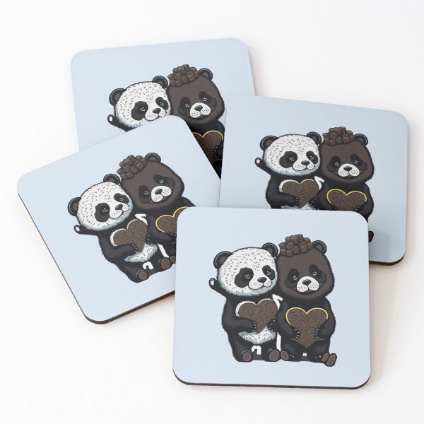 Item preview, Cute Panda couple designed and sold by Rosamose.