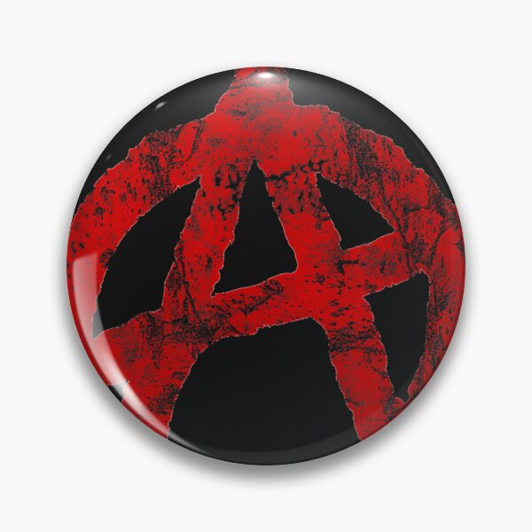 Item preview, Anarchist Symbol Distressed Political Anarchy Rock Star Gift  designed and sold by ArleneHooten.