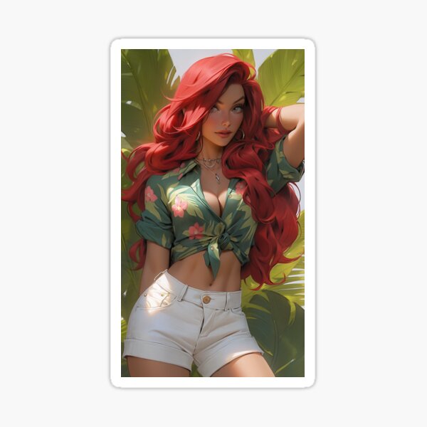 Item preview, Beautiful Redhead Woman designed and sold by AxeWave.