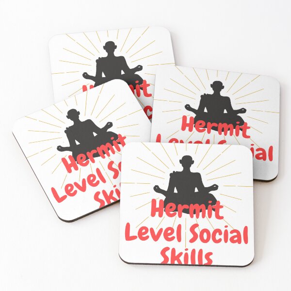Item preview, Hermit Level Social Skills - Introvert T-shirts designed and sold by SavvySeller.