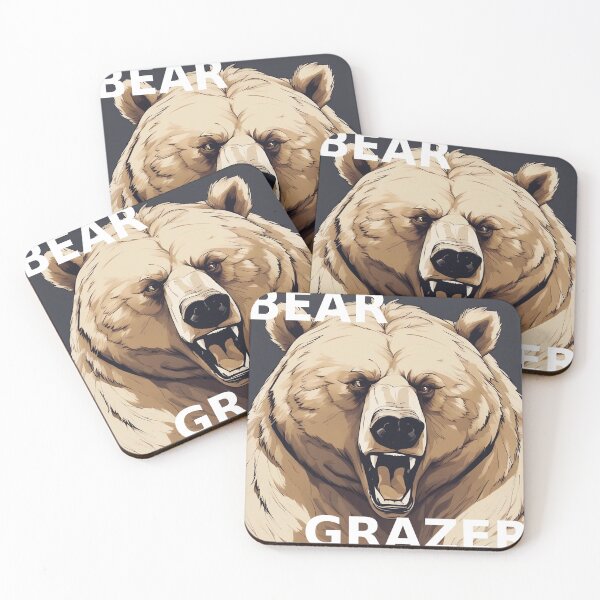 Item preview, Bear Grazer unique Sticker designed and sold by Arlas-Milkman.