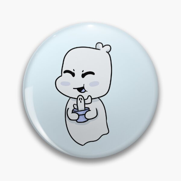 Item preview, Cute ghostie and plant designed and sold by Ace Scribbles.