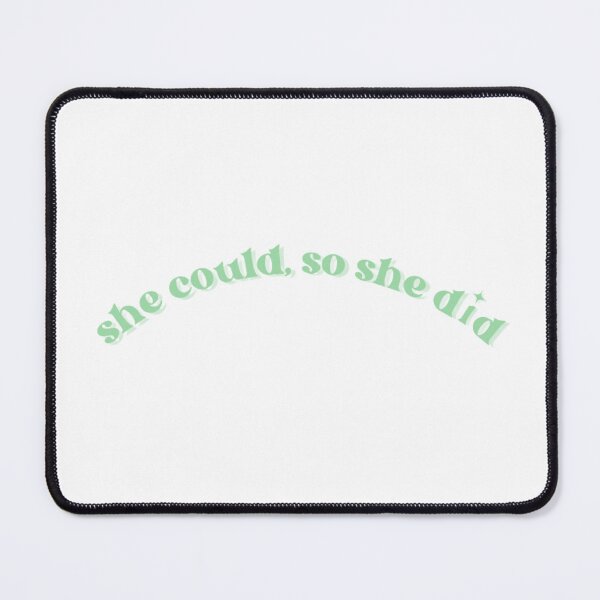 Item preview, she could so she did sage green affirmations  designed and sold by ArtByCelestial.