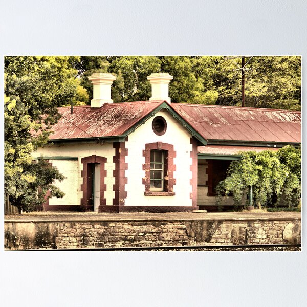 Item preview, ~Nairne Railway Station~ designed and sold by Debra LINKEVICS.