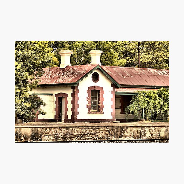 Item preview, ~Nairne Railway Station~ designed and sold by Debra LINKEVICS.