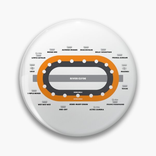 Item preview, Glasgow Subway Tube Metro Underground Map Music Spoof designed and sold by KALEIDOSCOPE UK.