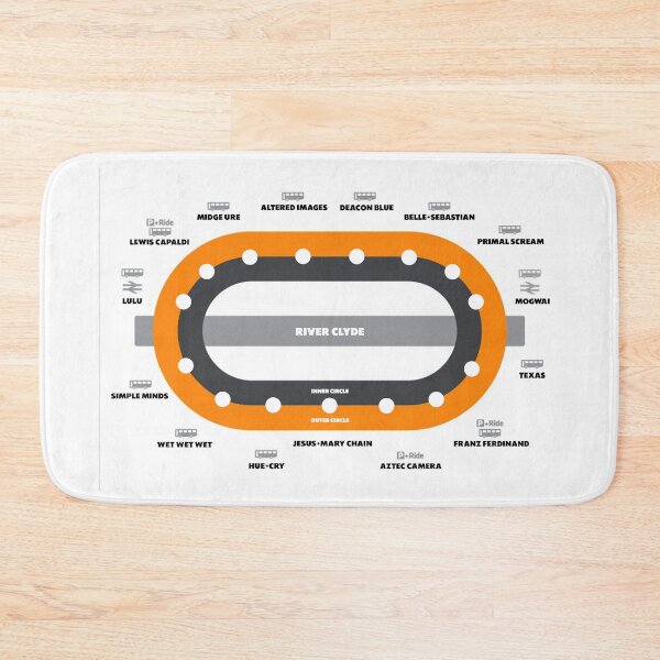 Item preview, Glasgow Subway Tube Metro Underground Map Music Spoof designed and sold by KALEIDOSCOPE UK.