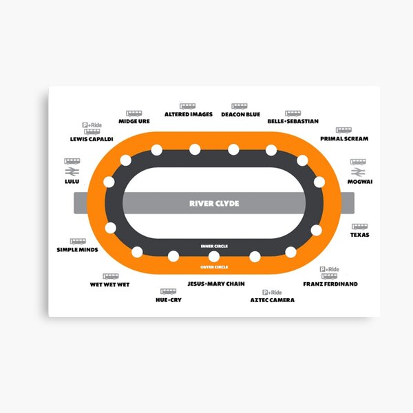 Item preview, Glasgow Subway Tube Metro Underground Map Music Spoof designed and sold by KALEIDOSCOPE UK.