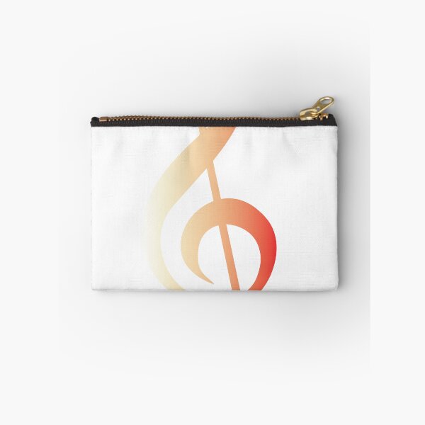 Item preview, Treble Clef Red gradient designed and sold by Feliza Estrada.