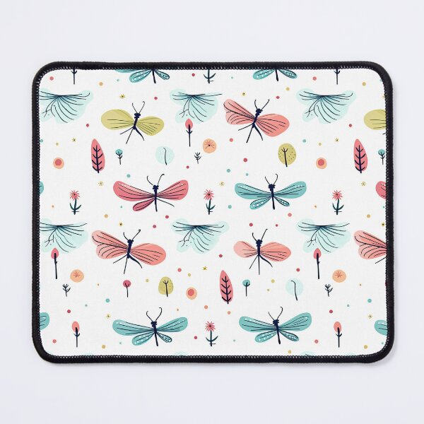 Item preview, cute dragonfly seamless designed and sold by NatthyDesign.