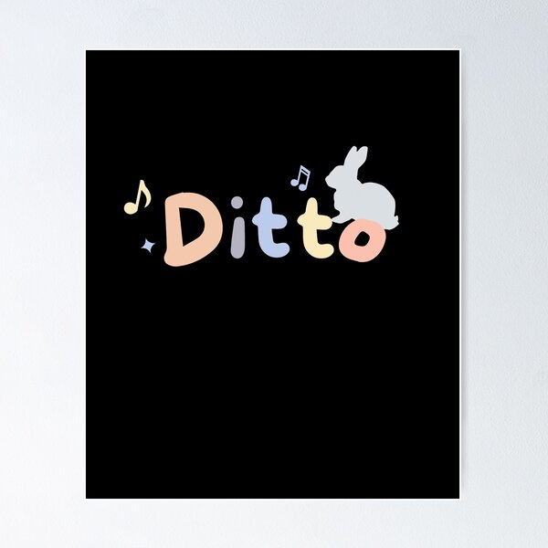 Ditto - NEWJEANS in 2023  Song lyric posters, Lyric poster, Pop