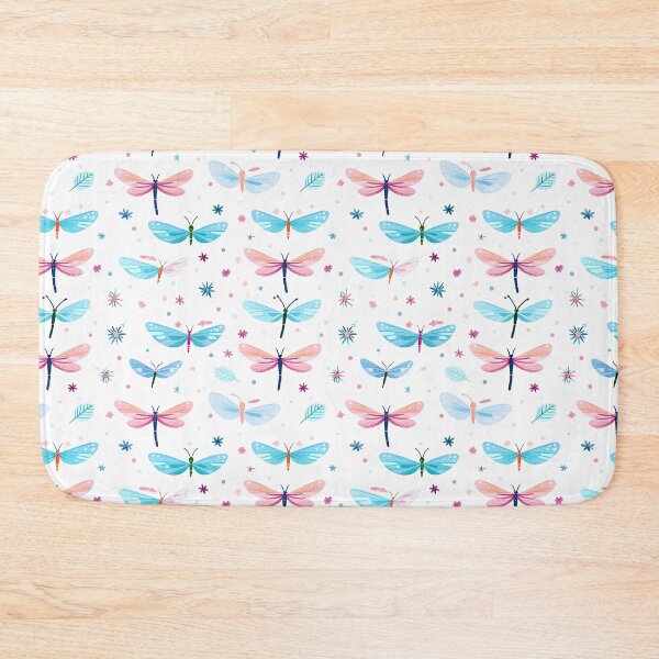 Item preview, cute dragonfly seamless designed and sold by NatthyDesign.