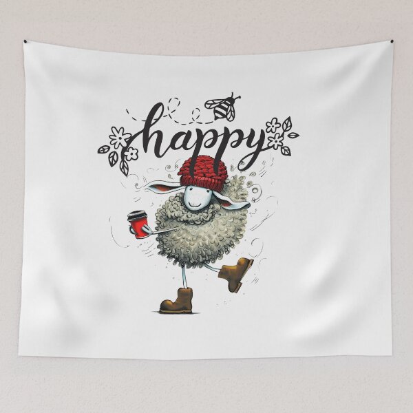 Item preview, happy sheep designed and sold by gringourmand.
