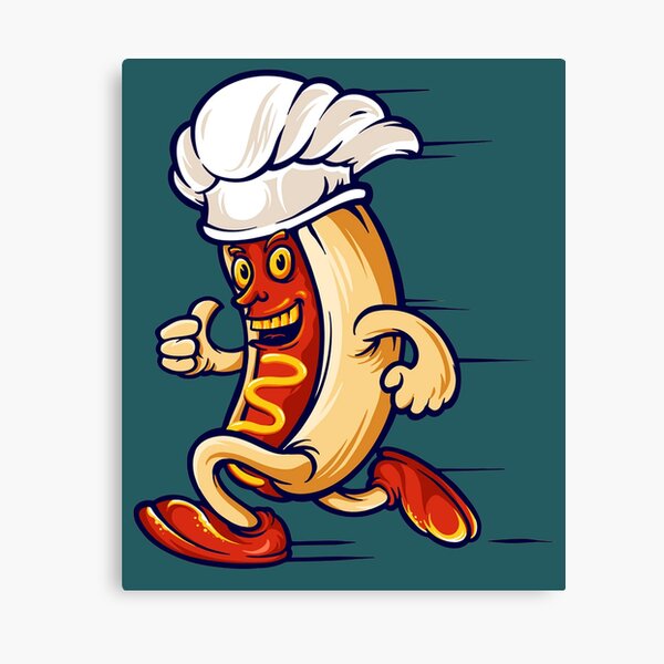 Item preview, Running Sausage Fast Food designed and sold by SonyKhal.