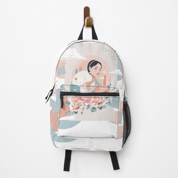Item preview, Beautiful woman ,abstract shapes pastel tones designed and sold by Piano-pn.