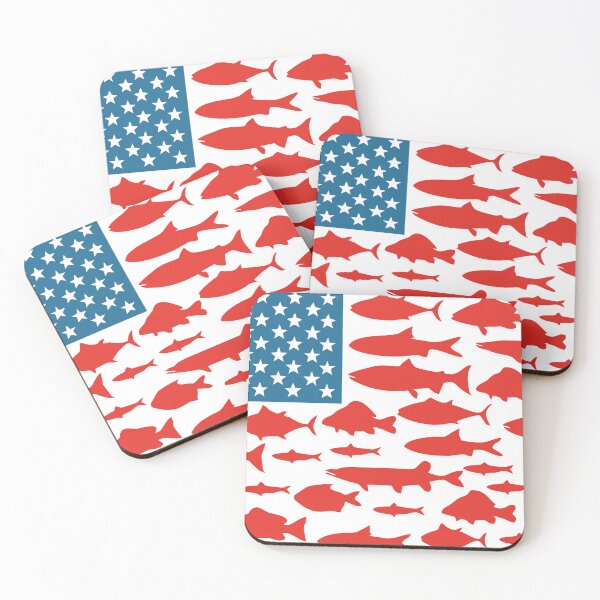 Item preview, Fishing American Flag designed and sold by NightHowler904.