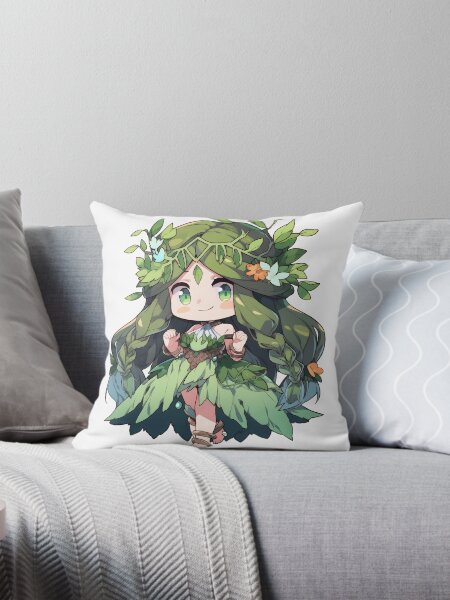 Vista previa del artículo con la obra «Linda criatura Chibi Dryad», diseñado y vendido por SundayDonuts.