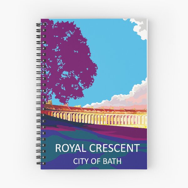 Item preview, Royal Crescent City of Bath Travel Poster designed and sold by PosterPete.
