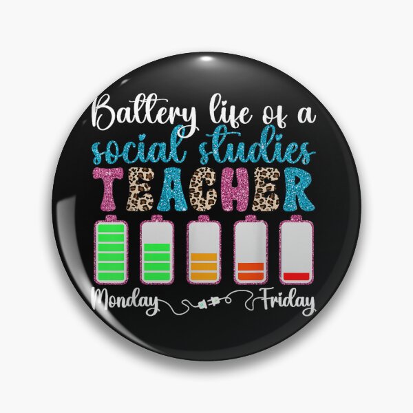 Item preview, Battery Life Social Studies Teacher Social Studies Teaching  designed and sold by DianeArner.