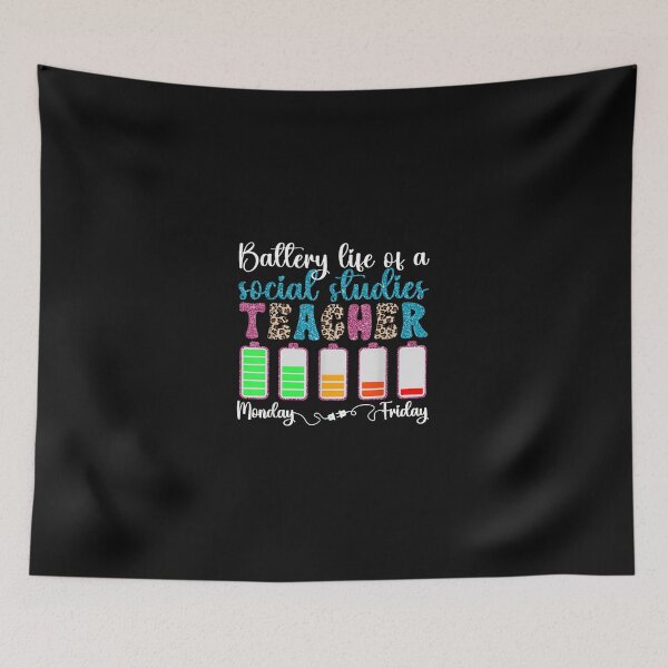 Item preview, Battery Life Social Studies Teacher Social Studies Teaching  designed and sold by DianeArner.