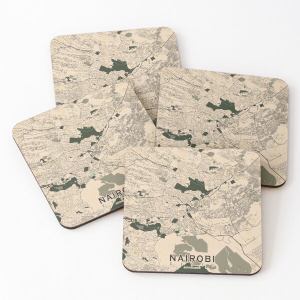 Item preview, Nairobi City Map of Kenya  - Vintage designed and sold by deMAP.