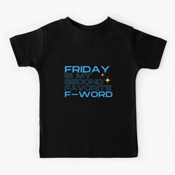 Friday Is My Second Favorite F Word Funny Womens Tank Top, Navy