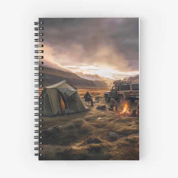 Item preview, Three man are camping on the open field designed and sold by EternityLoves.