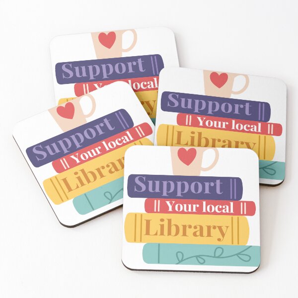 Item preview, Support your local library  designed and sold by fattim3.
