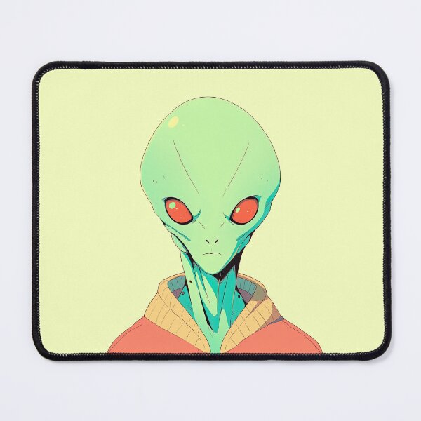 Item preview, Red-Eyed Alien Dude Knows What's Up designed and sold by sμ (smew).