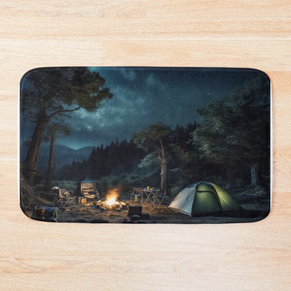 Item preview, Camping alone in the forest designed and sold by EternityLoves.