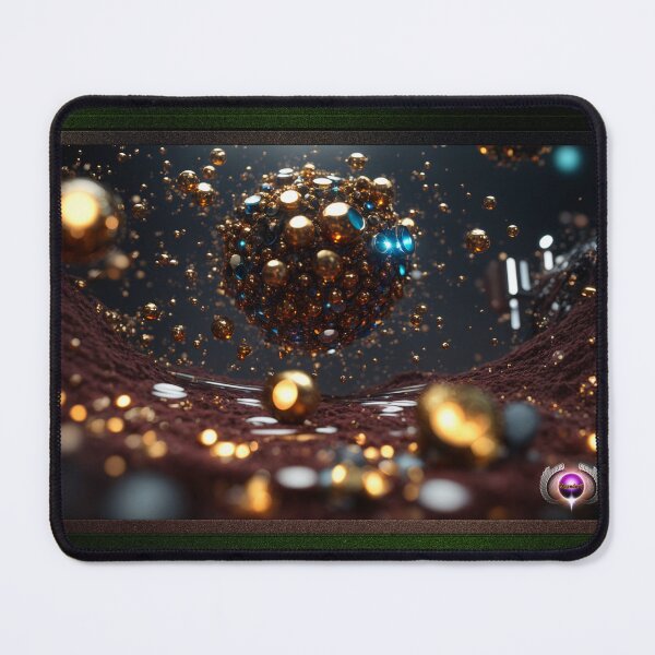 Item preview, Investigating Material Nano Particle Interactions Sci-Fi Tech AI Concept Art by Xzendor7 designed and sold by Xzendor7 Digital Art Creations.
