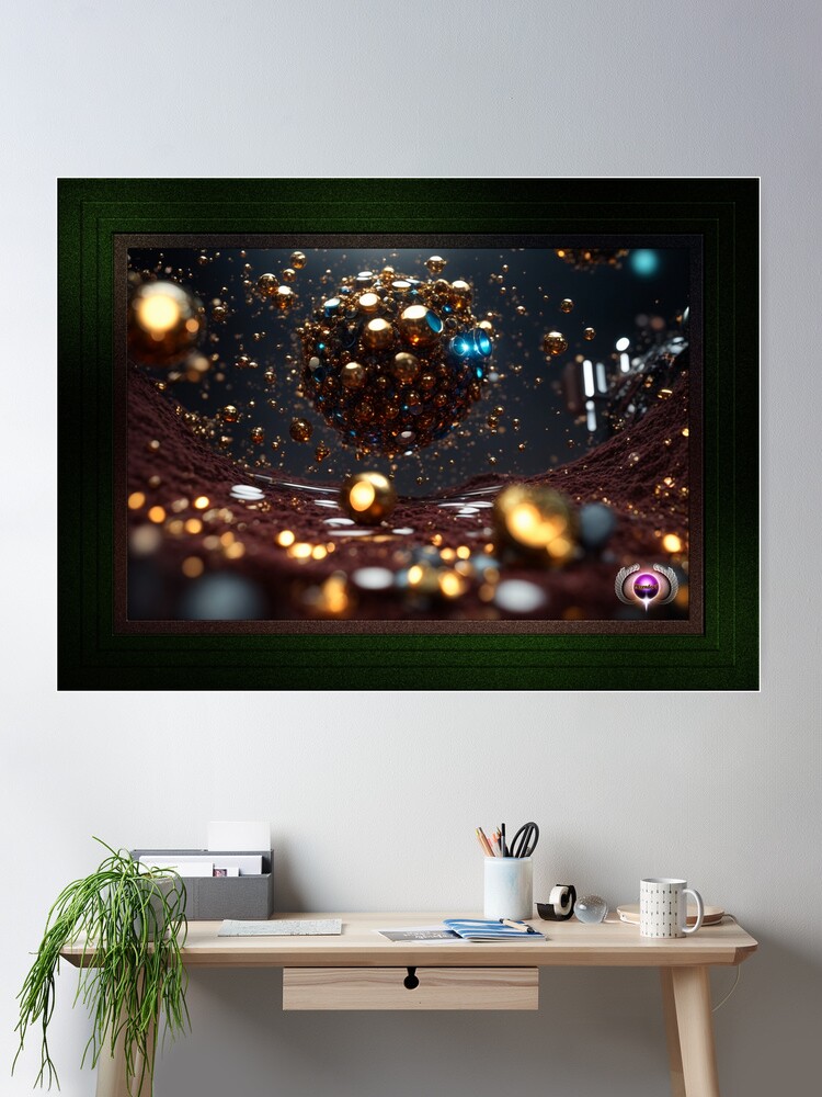 Investigating Material Nano Particle Interactions AI Concept Art by Xzendor7 - Innovative Technological Creations 2 Investigating Material Nano Particle Interactions Sci-Fi Tech AI Concept Art by Xzendor7 Wall Decor Poster