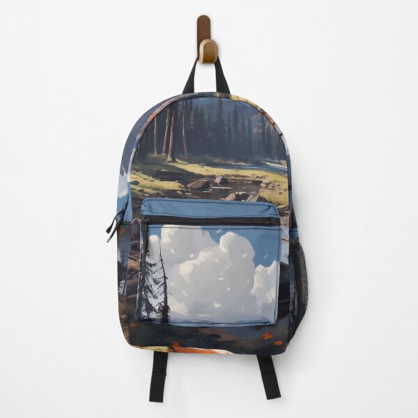 Item preview, The man is camping near the river designed and sold by EternityLoves.