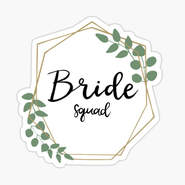 Team Bride Sticker by Christiane Raab