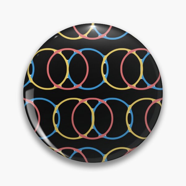 Item preview, circles - blue and red and yellow  designed and sold by Fishwannafly.