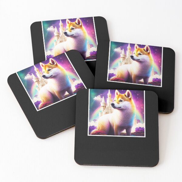 Item preview, Shiba inu dog in Magical World, Rainbow  designed and sold by Logiamerch.