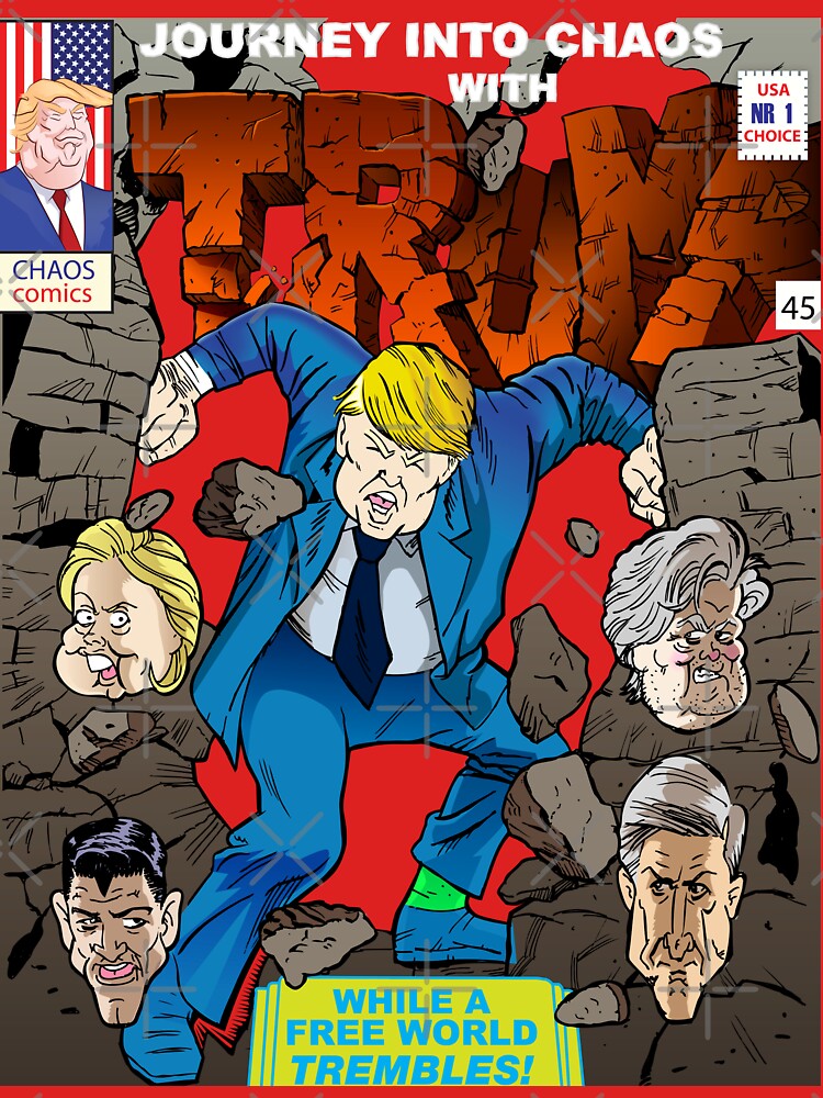Trump God of Blunder Journey into chaos by dave-ulmrolls