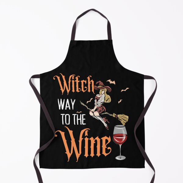 Item preview, Witch Way to the Wine Funny Halloween Drinking Women Party designed and sold by BunBuntheDog-.
