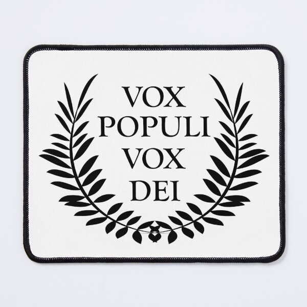 Item preview, Vox Populi, vox dei latin phrase designed and sold by Alexaltay.